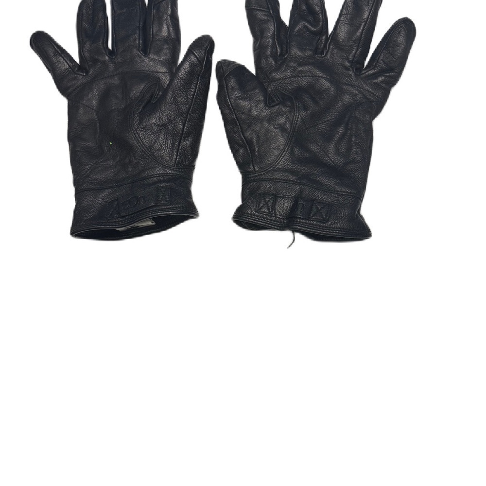 UGG Men's Black Leather Gloves